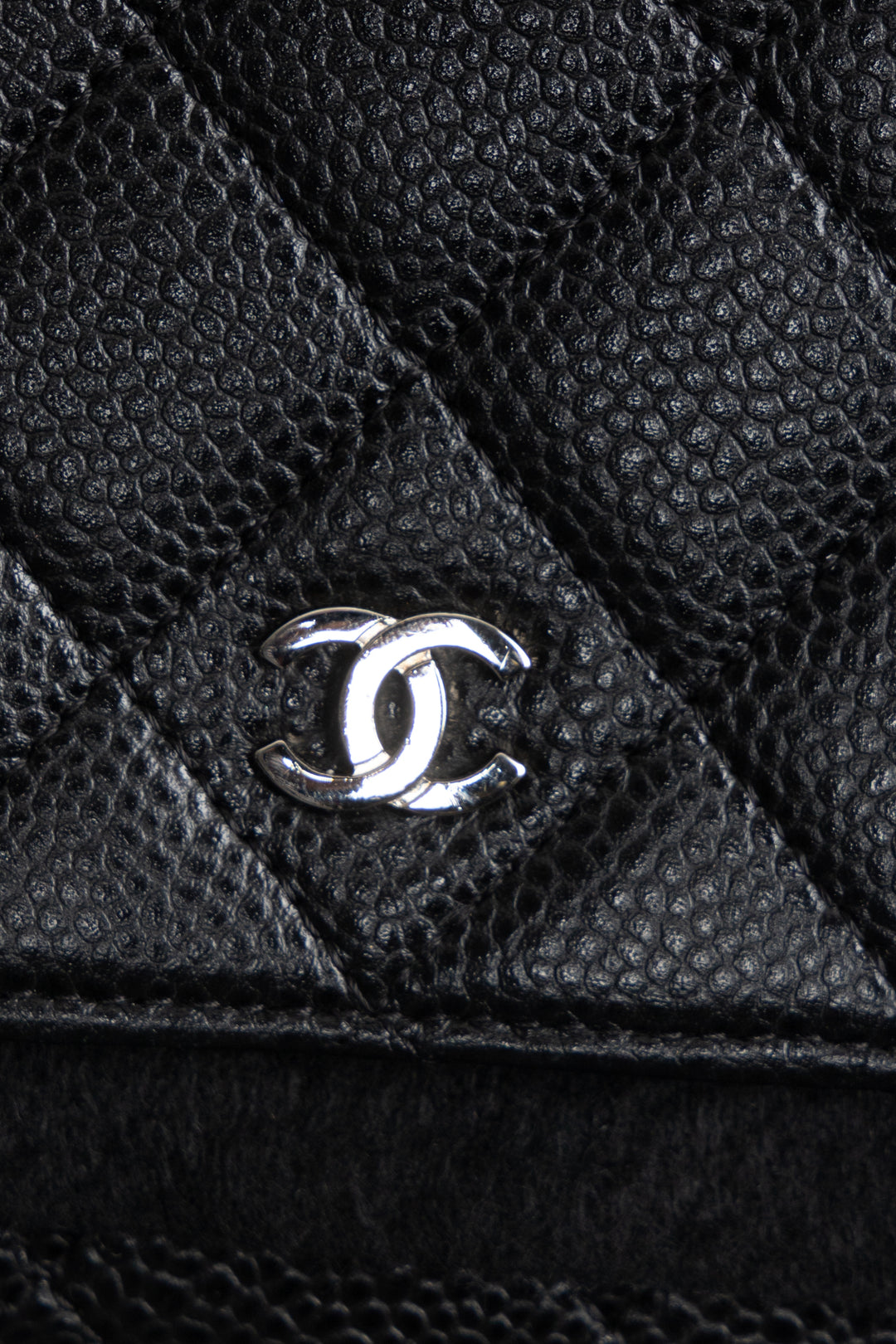 CHANEL WOC Caviar Black