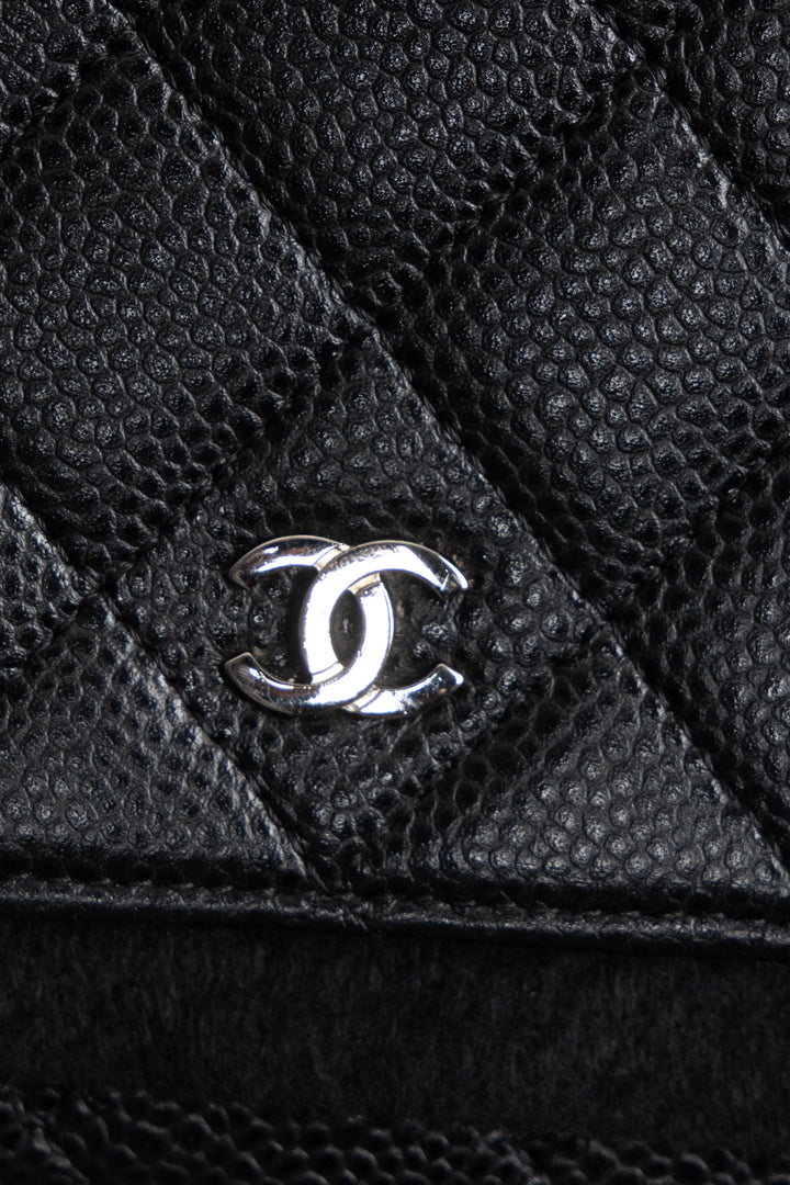 CHANEL WOC Caviar Black