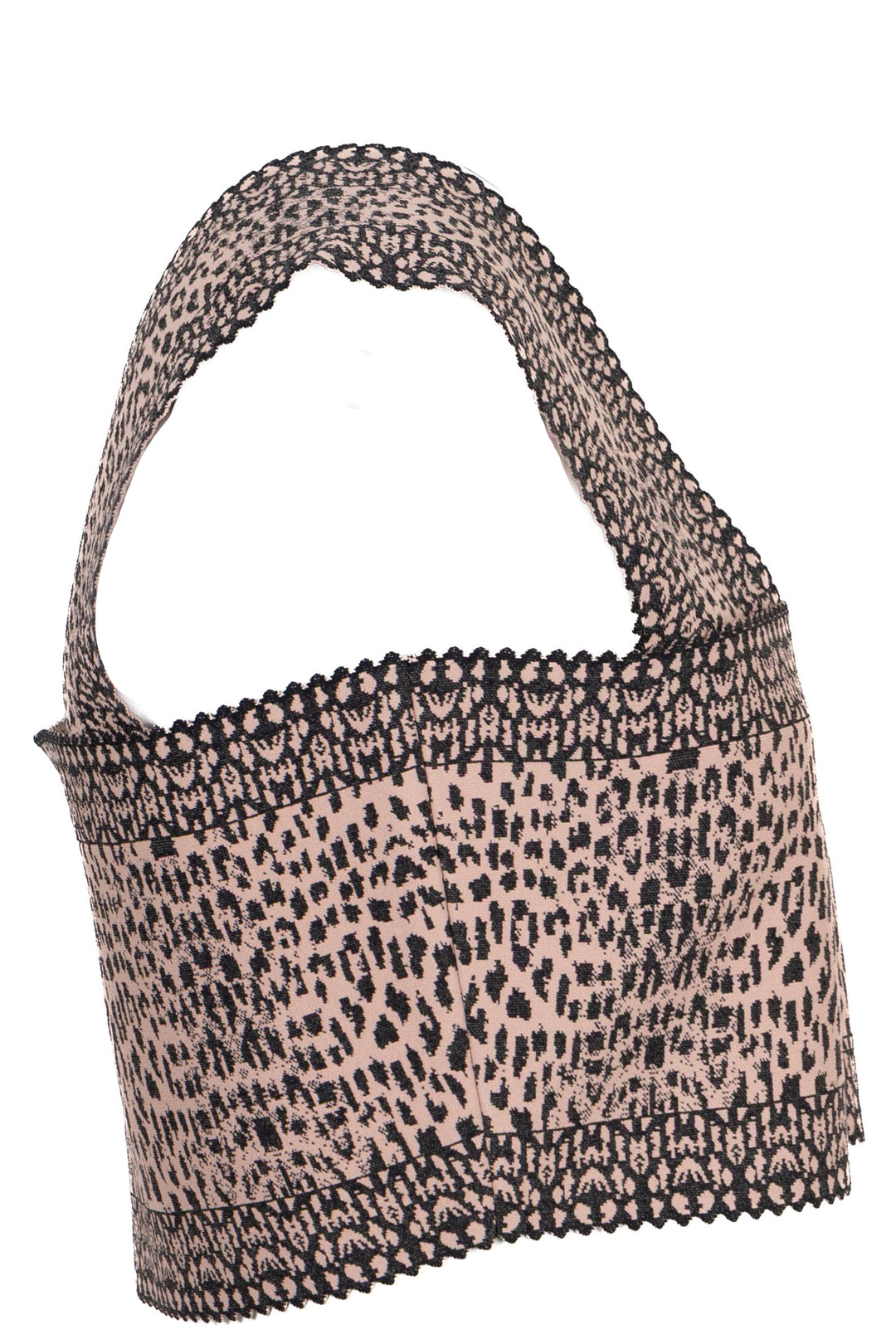 ALAÏA Leopard Jacquard Knit Top