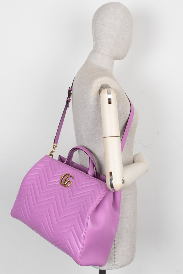 GUCCI Marmont Bowling Bag Pink