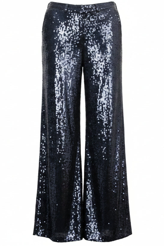 BALMAIN Pants Sequin Navy