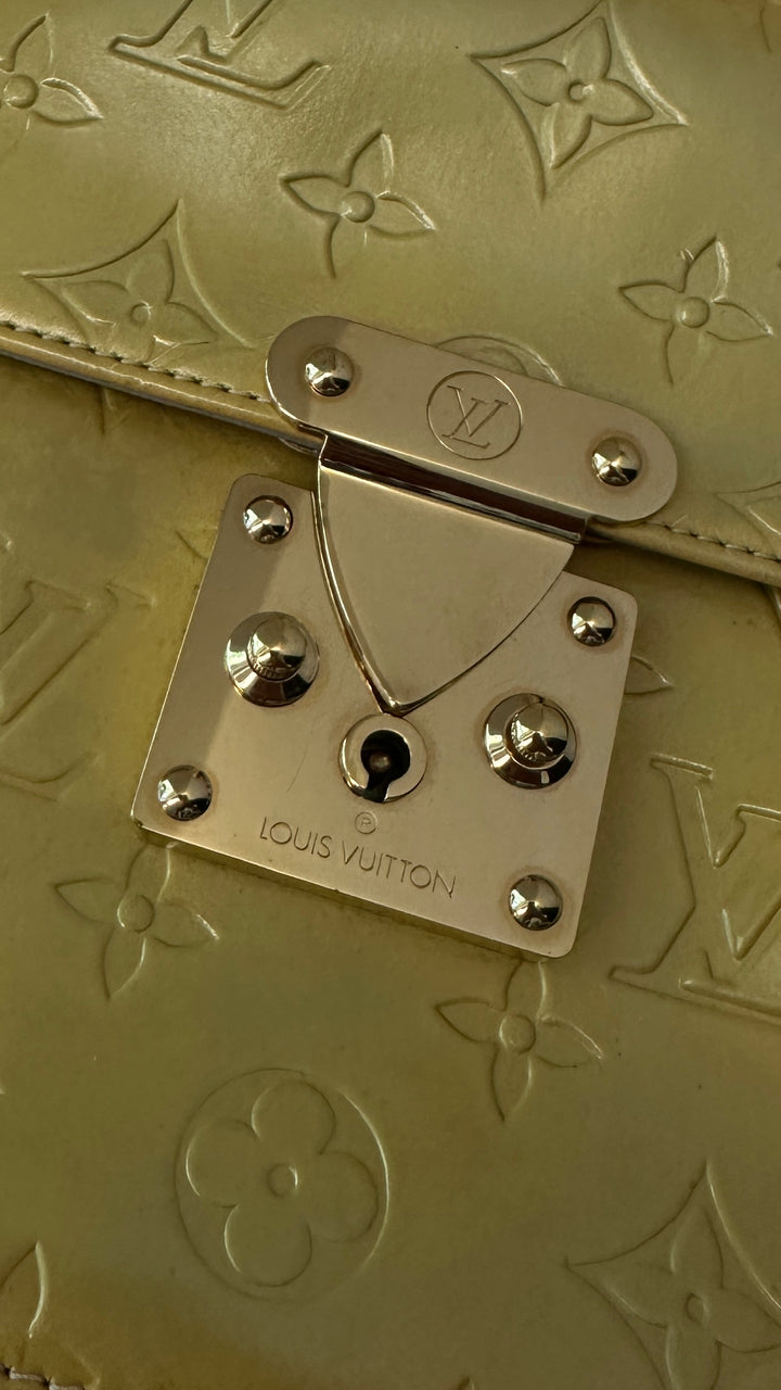 LOUIS VUITTON Spring Street Bag Vernis Yellow