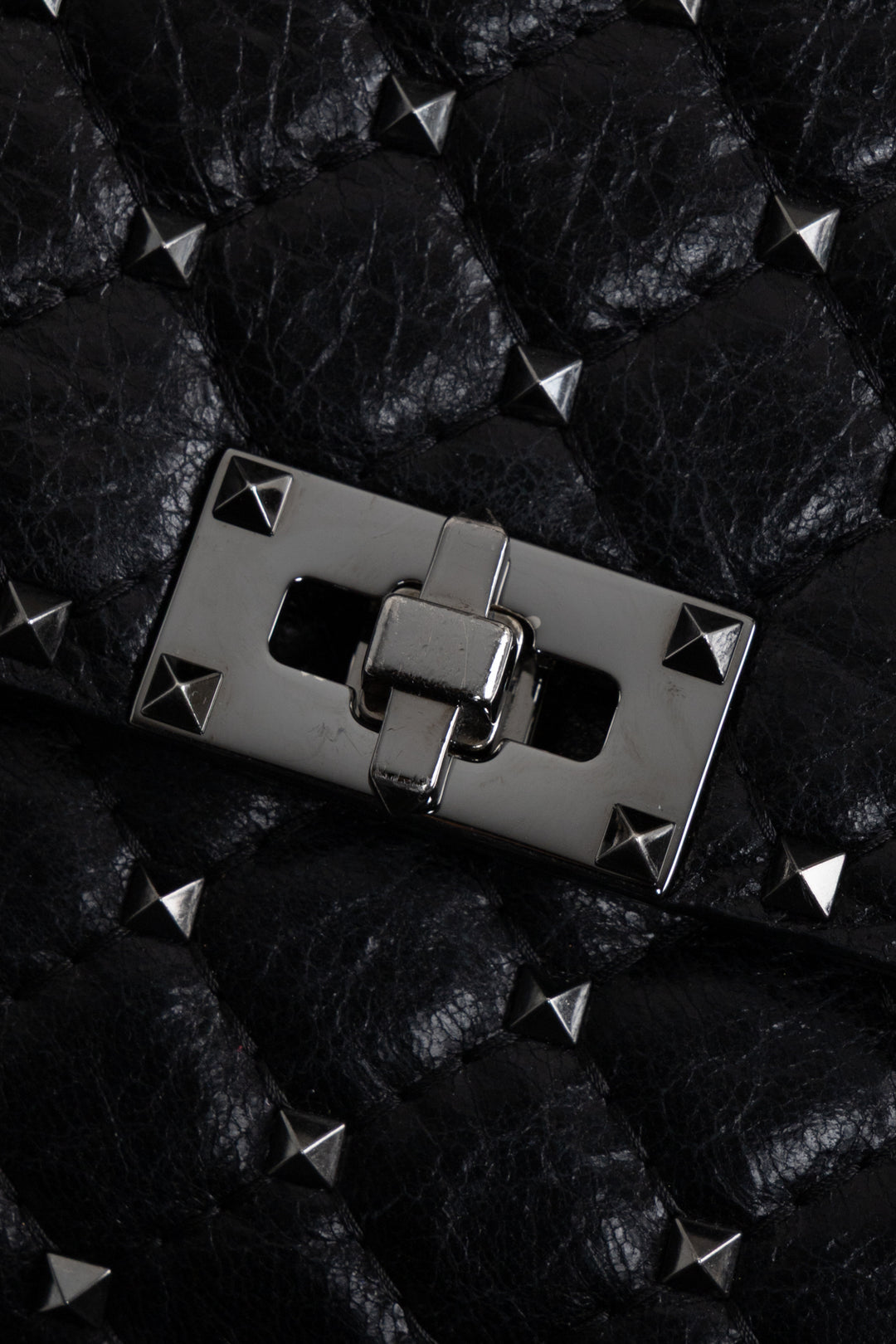 Sac à pointes VALENTINO grand format, noir