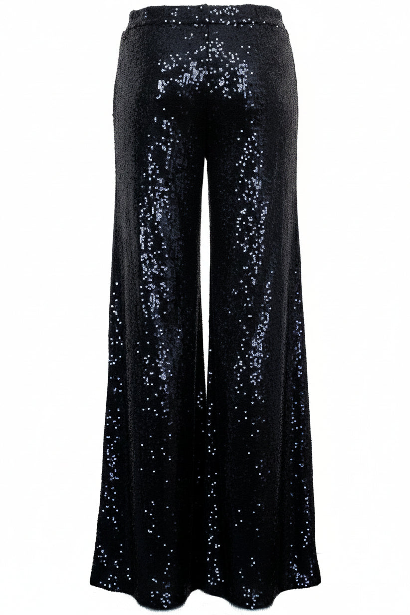 BALMAIN Pants Sequin Navy