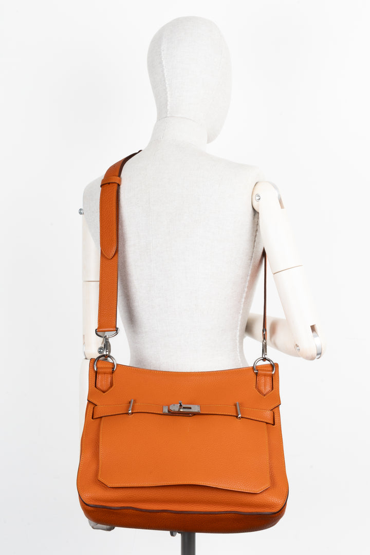 HERMÈS Jypsière 34 Verso Clemence Orange