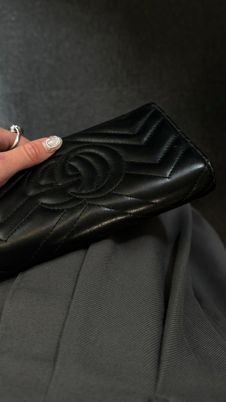 GUCCI Marmont Long Wallet Black