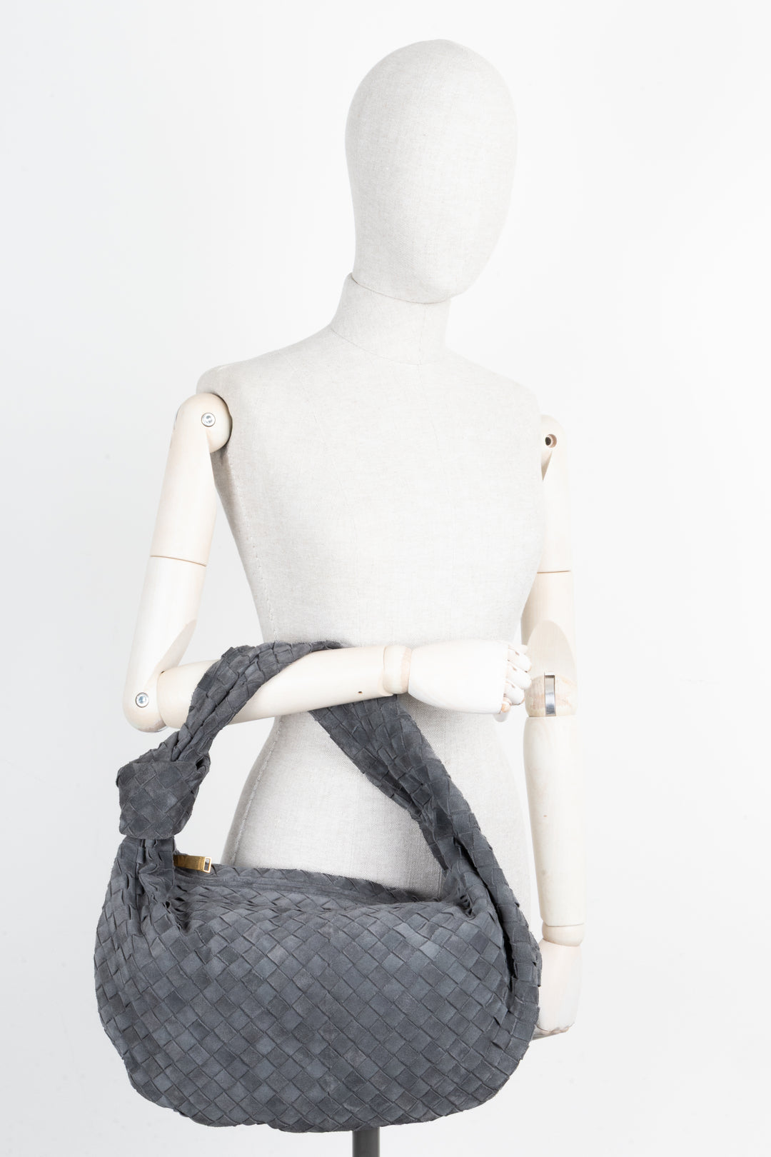 BOTTEGA VENETA Classic Jodie Suede Grey