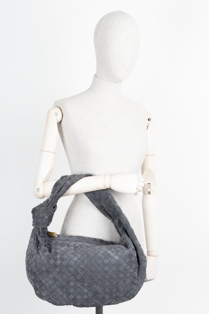 BOTTEGA VENETA Classic Jodie Suede Grey