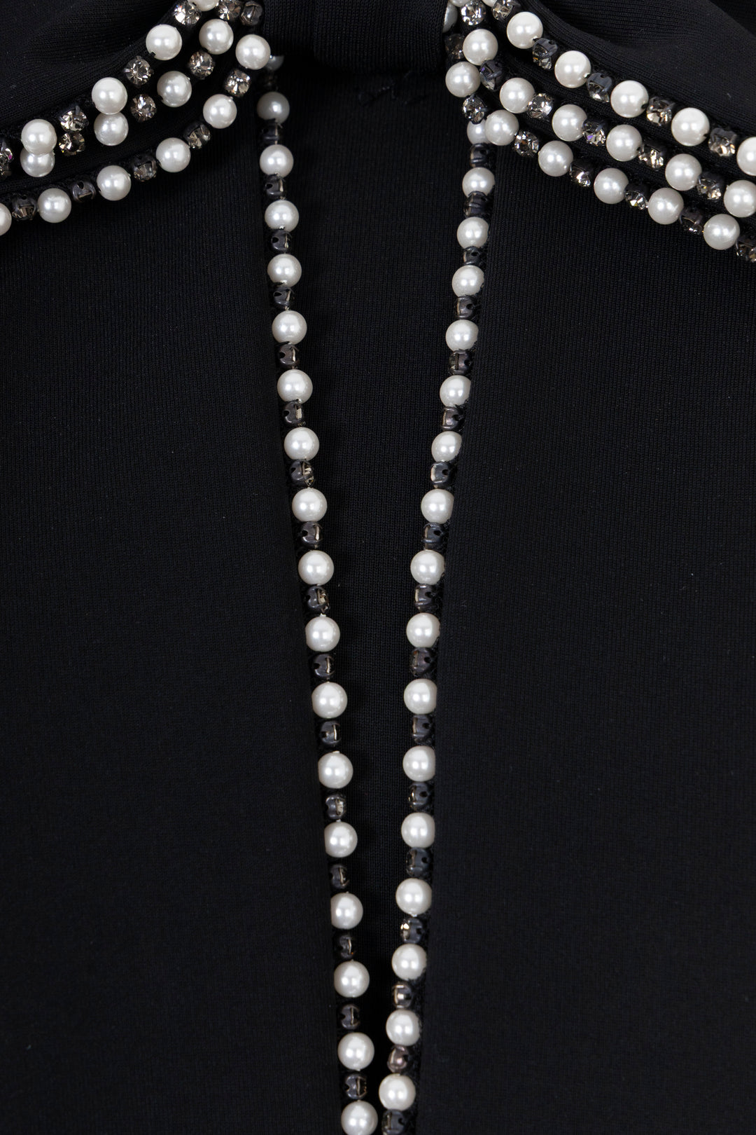 GUCCI Pearl Bow Dress Black