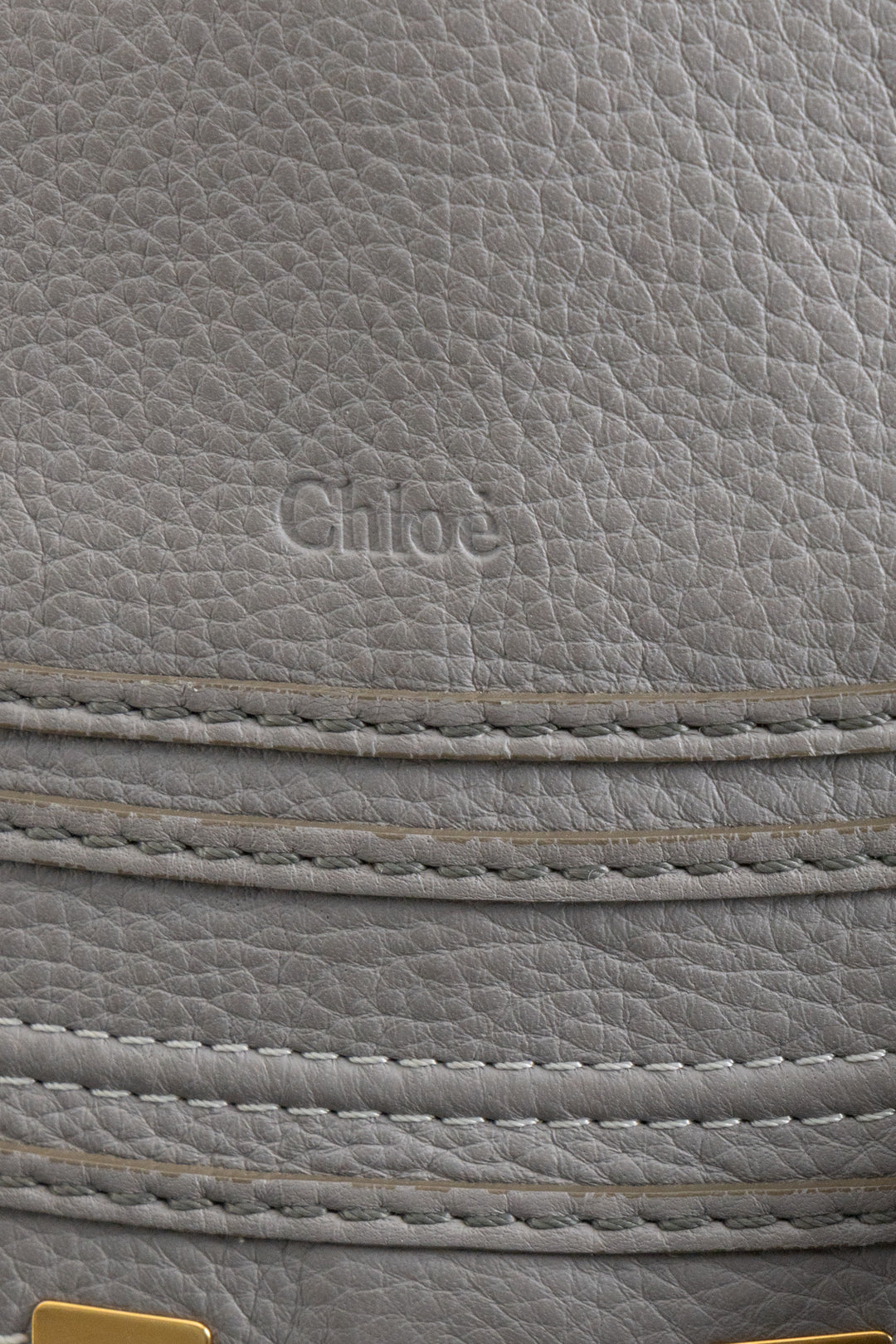 CHLOÉ Marcie Bag Small Double Carry Grey