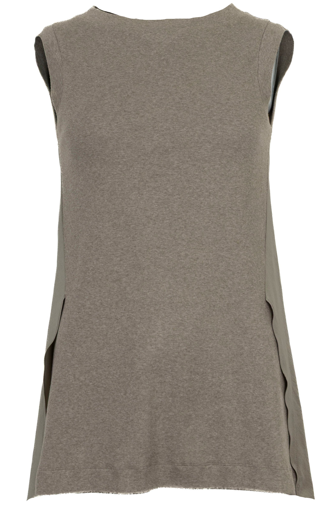 BRUNELLO CUCINELLI Top sans manches Kaki