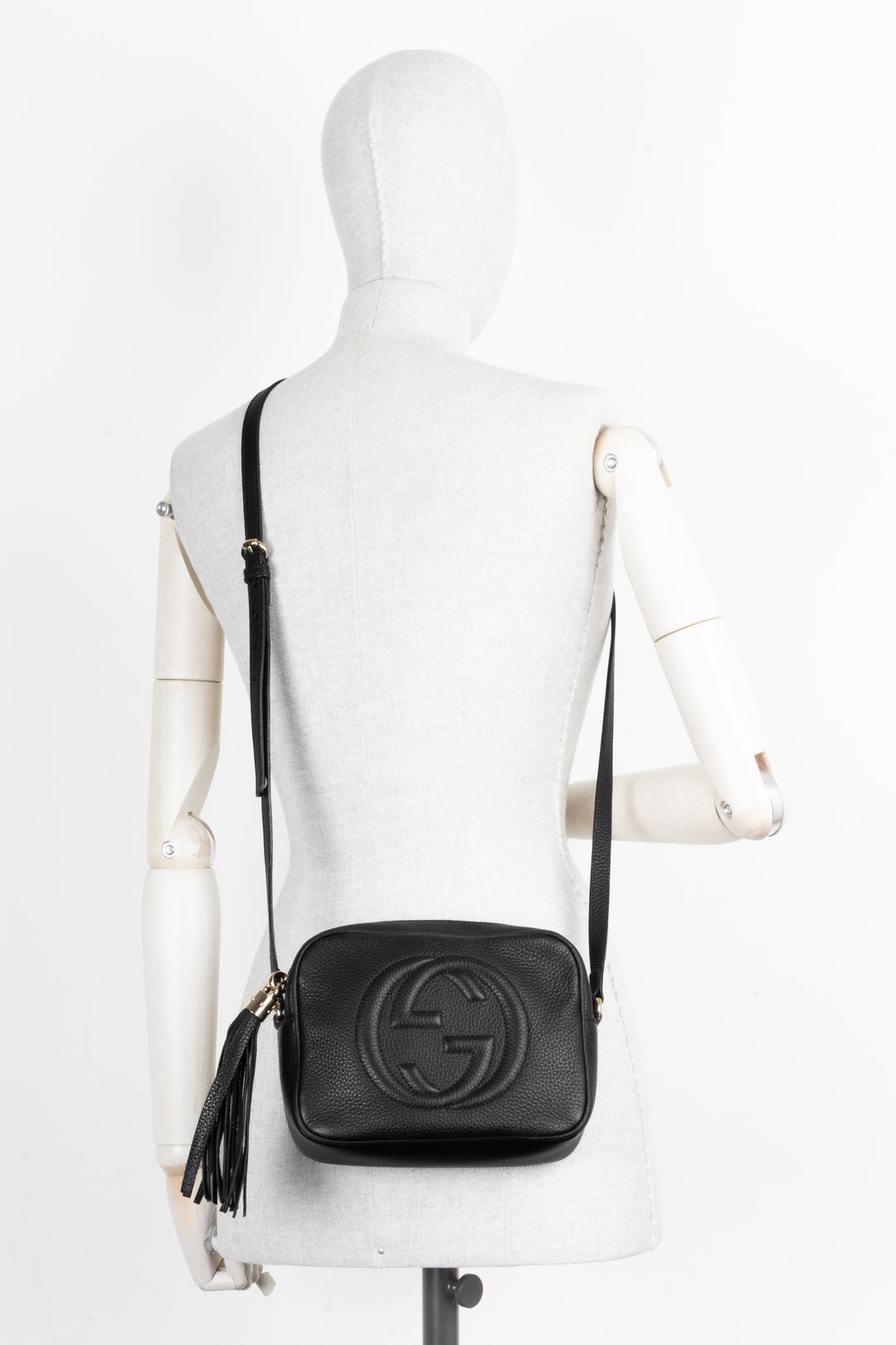 Sac GUCCI Soho Disco en cuir noir
