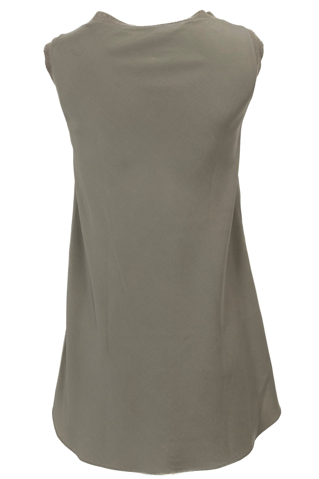 BRUNELLO CUCINELLI Top sans manches Kaki