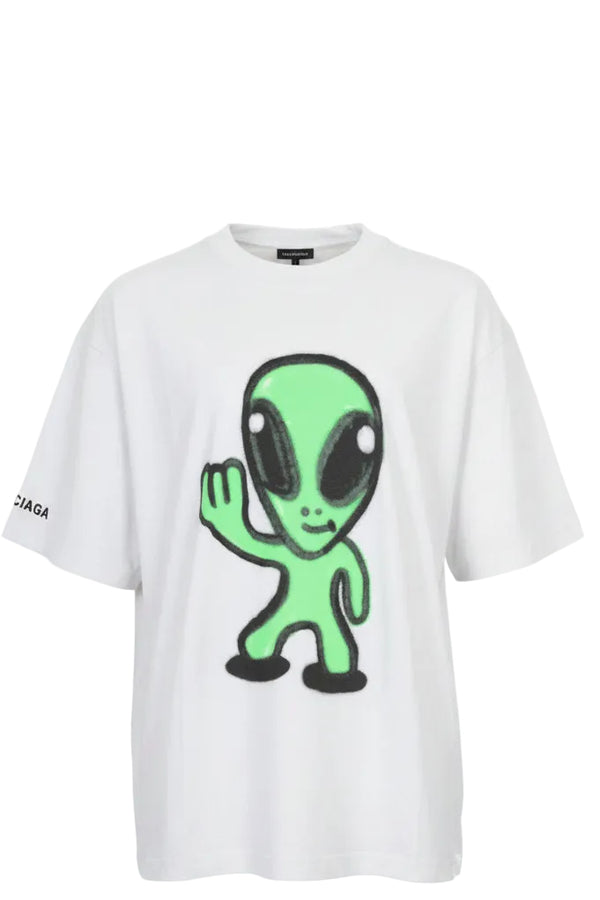 BALENCIAGA Alien Smiley Shirt Grey