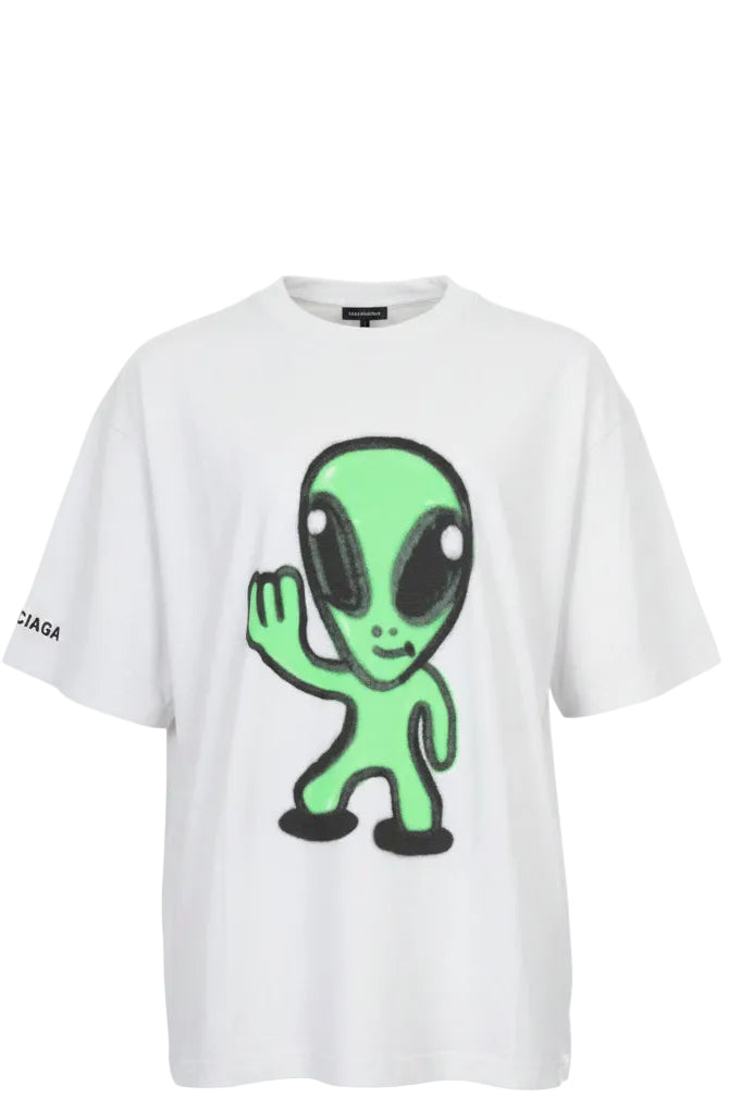 BALENCIAGA Alien Smiley Shirt Grey
