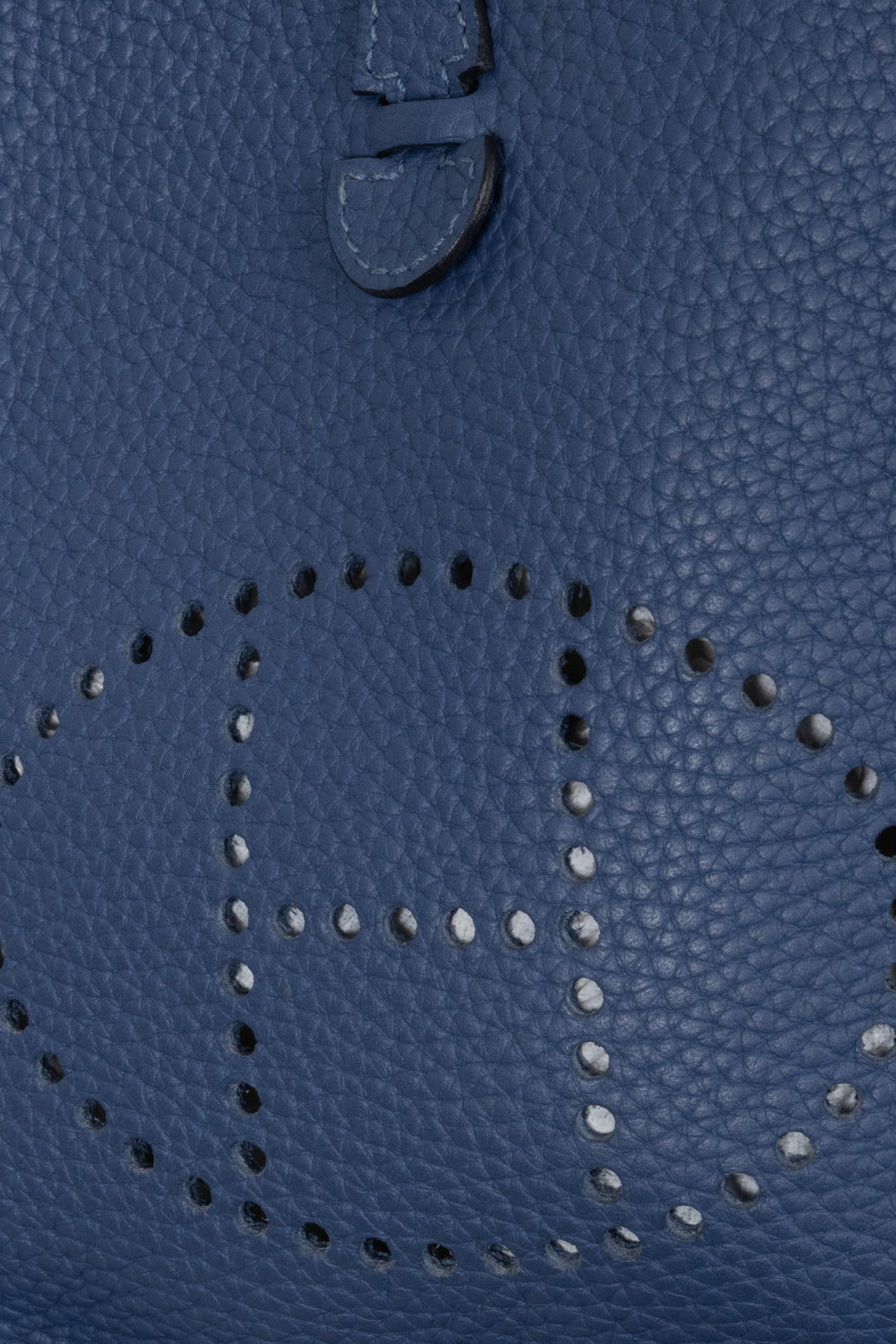 HERMÈS Mini Evelyne TPM 16 Clemence Bleu Brighton
