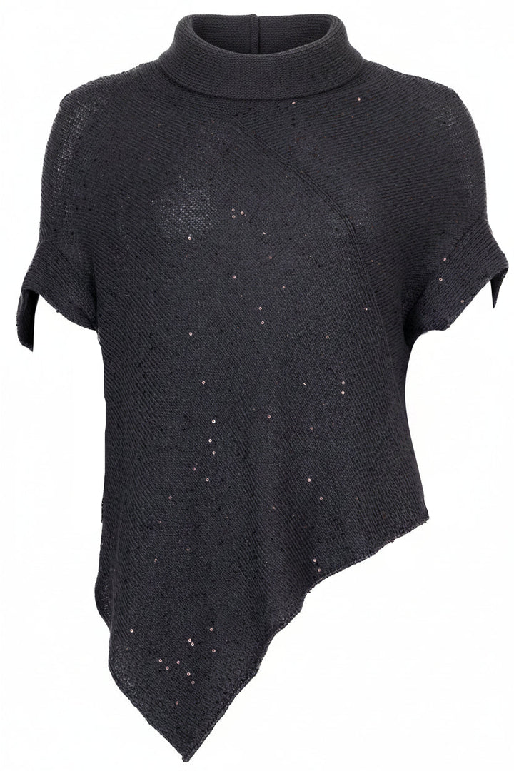 BRUNELLO CUCINELLI Knit Poncho Grey
