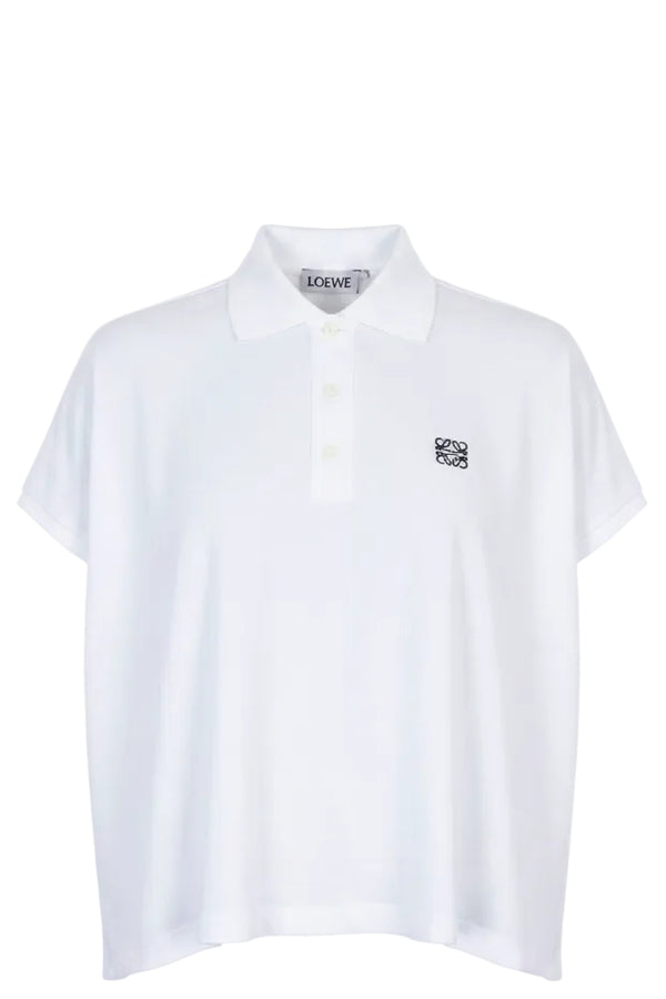 LOEWE Babydoll Polo Shirt White