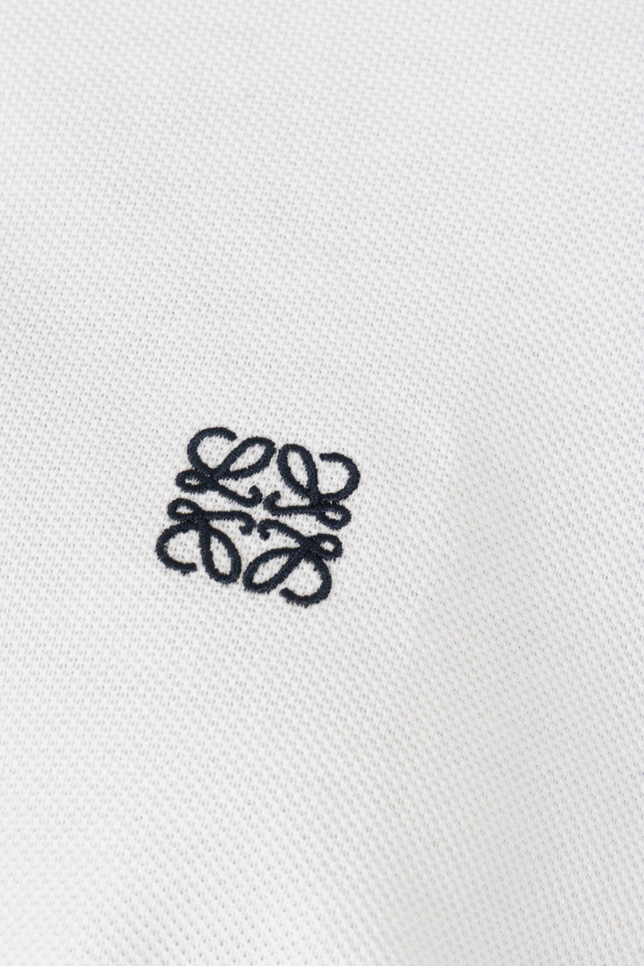 LOEWE Babydoll Polo Shirt White