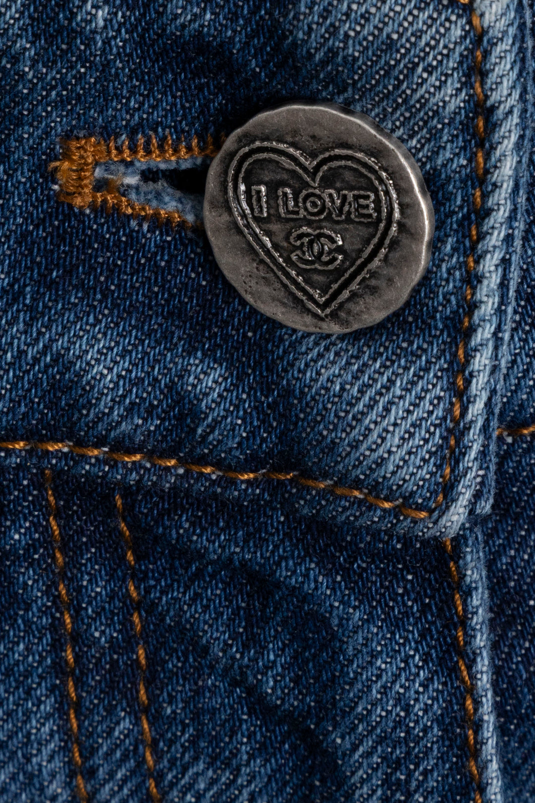 CHANEL Culottes Pants Denim Blue