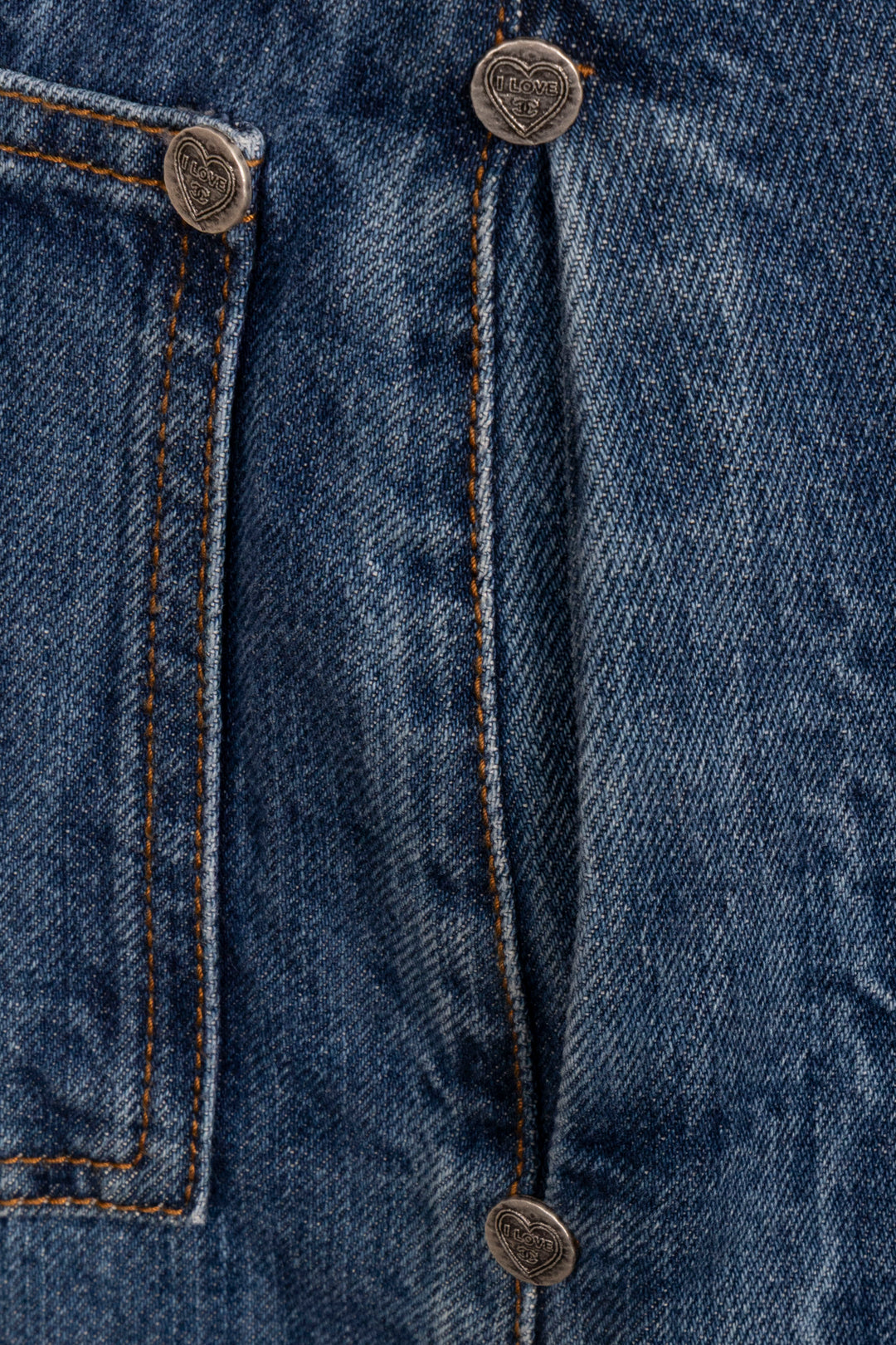 CHANEL Culottes Pants Denim Blue