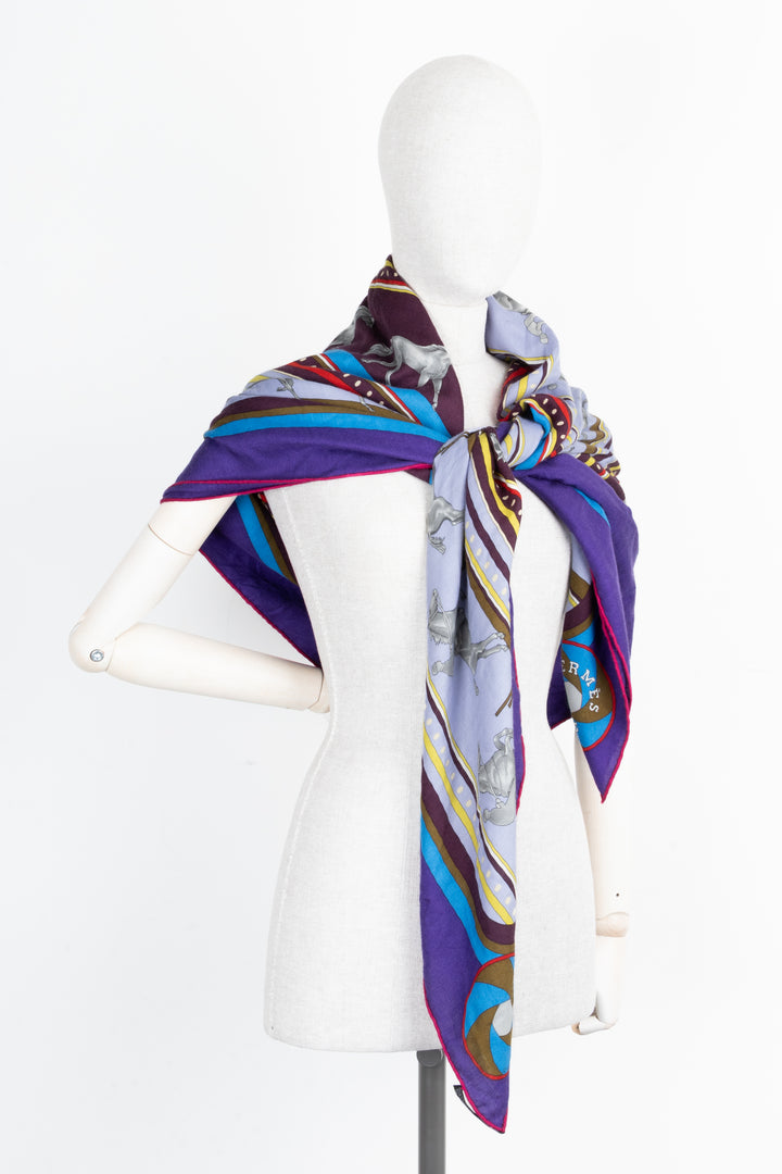 HERMÈS Scarf 140 Cashmere Sequences