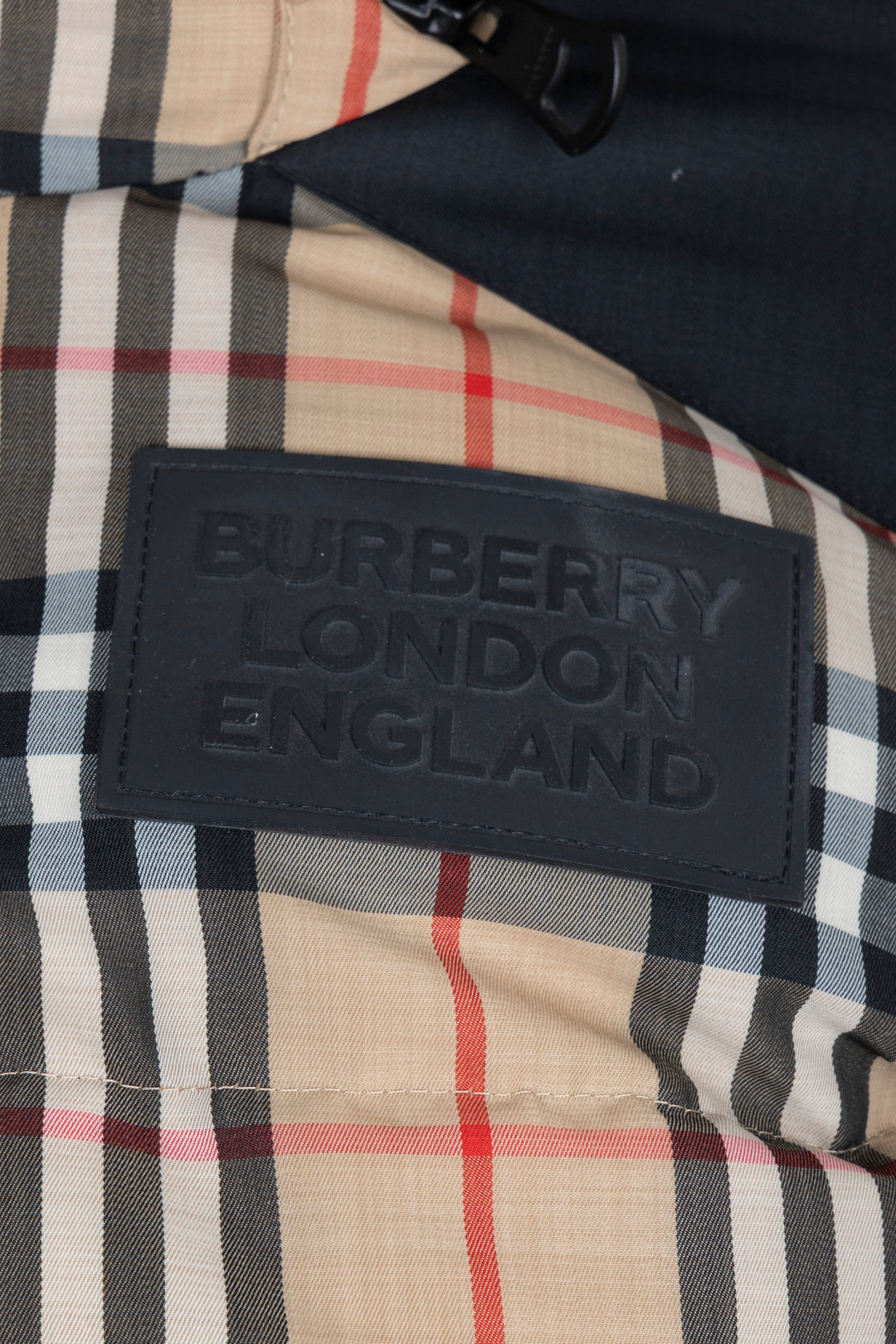 BURBERRY Reversible Nova Check Down Jacket