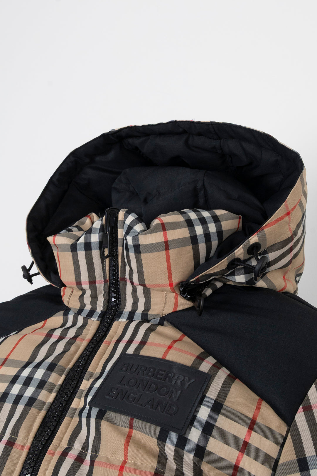 BURBERRY Reversible Nova Check Down Jacket