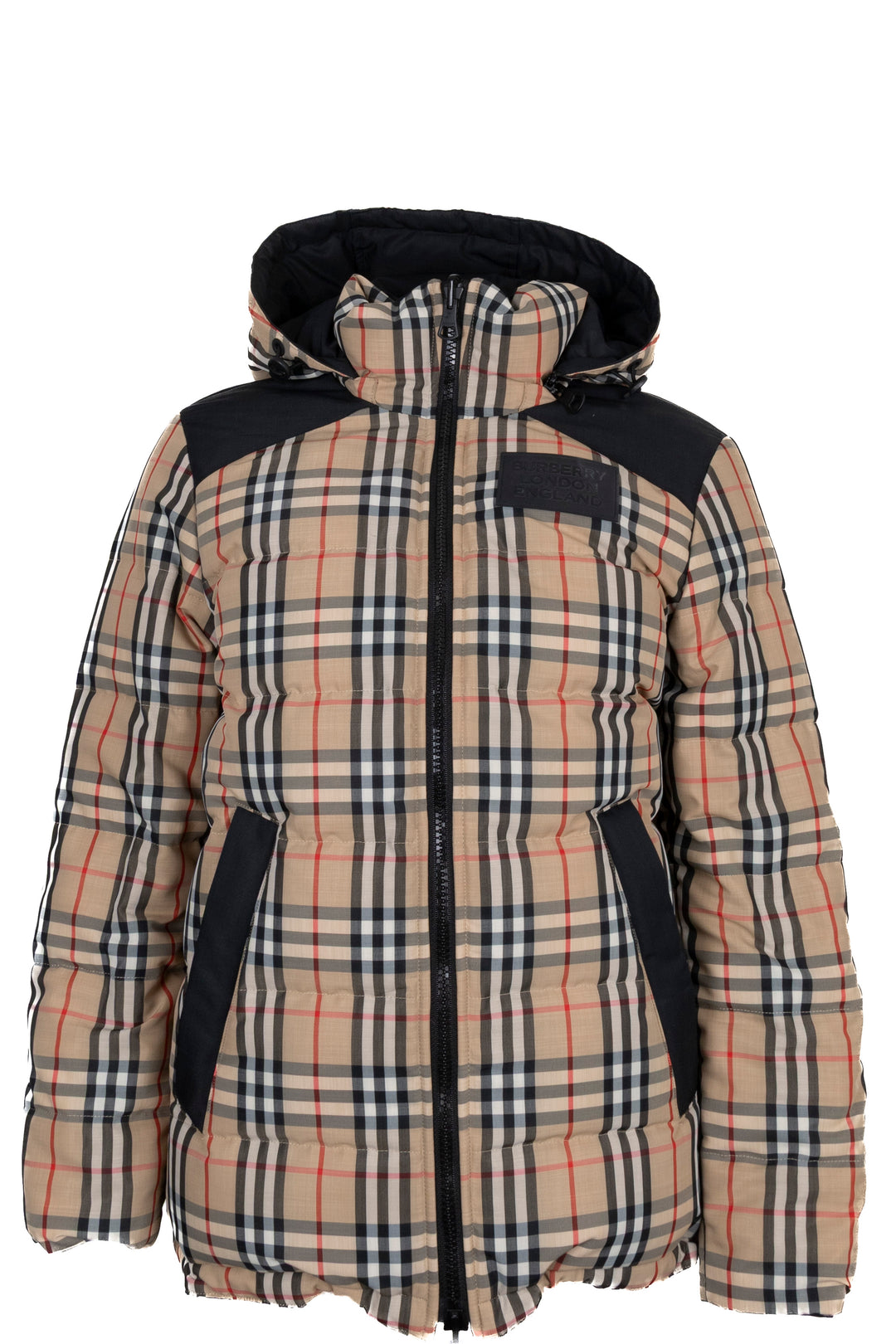BURBERRY Reversible Nova Check Down Jacket