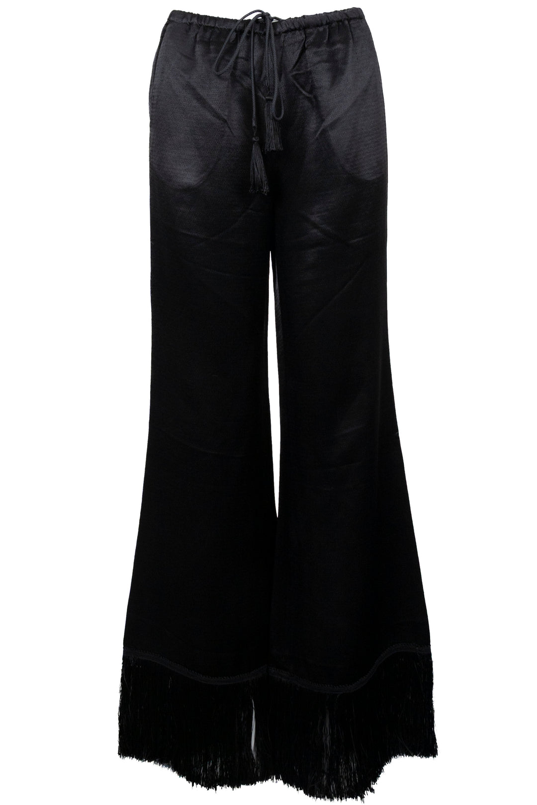 ETRO Fringe Detail Pants Black