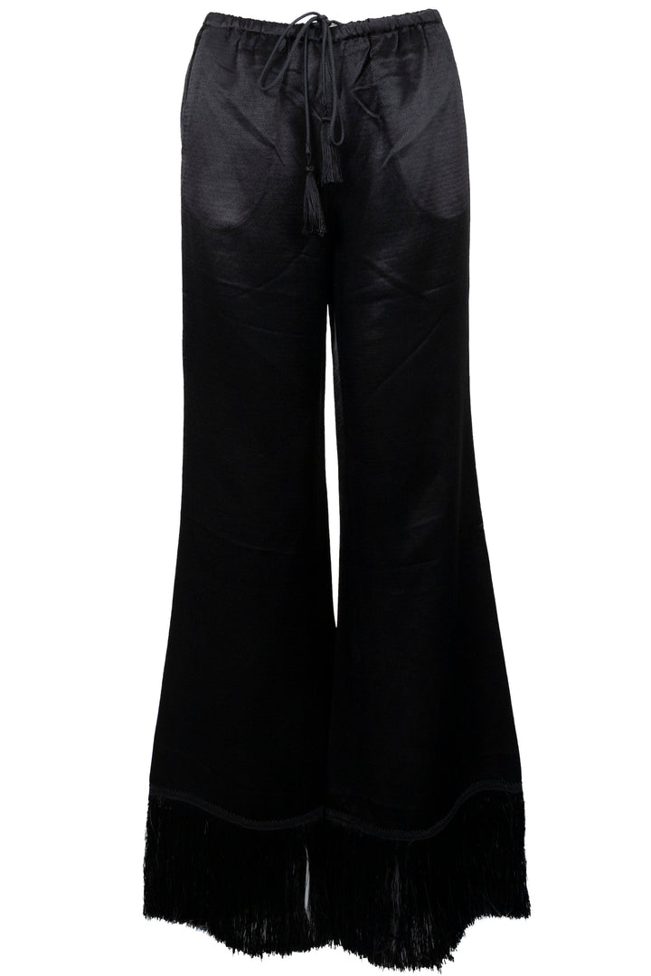 ETRO Fringe Detail Pants Black
