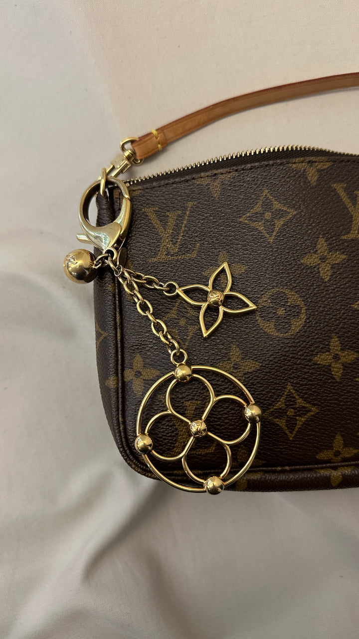 LOUIS VUITTON Bag Charm Gold