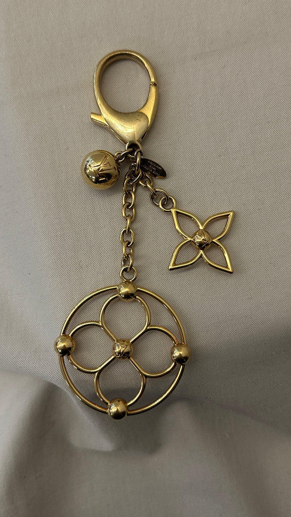 LOUIS VUITTON Bag Charm Gold
