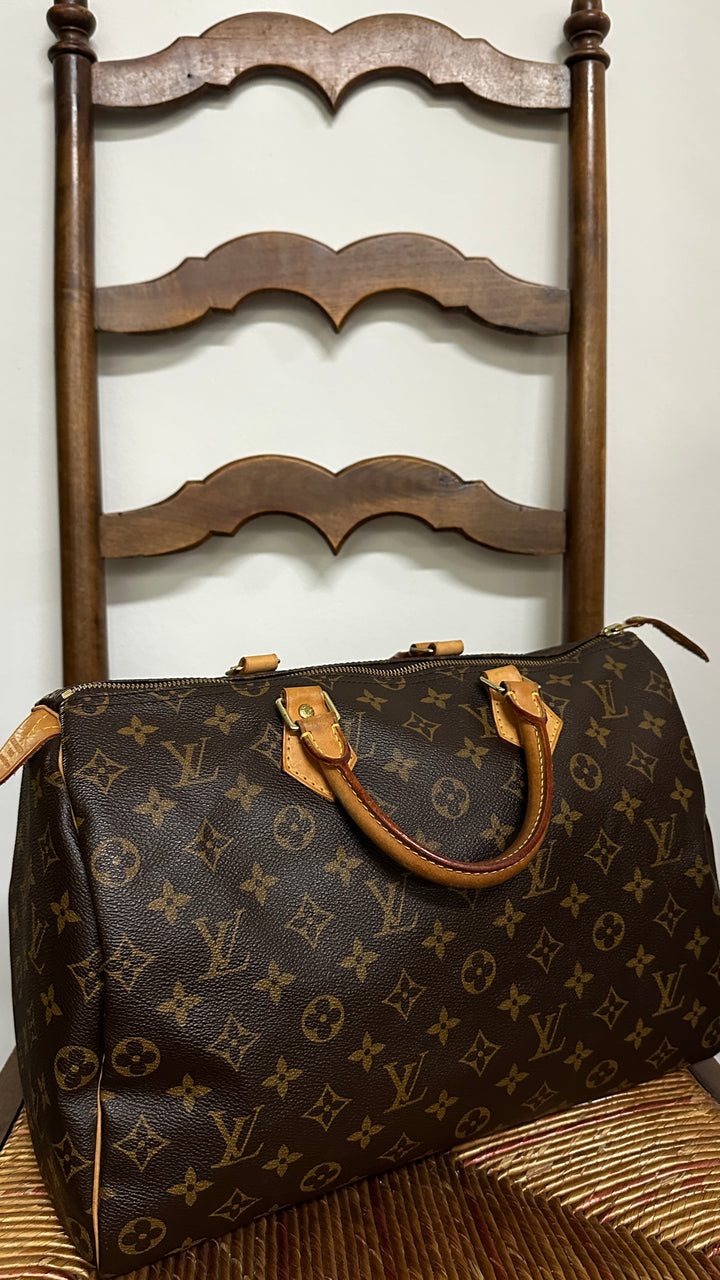 LOUIS VUITTON Speedy 35 MNG Canvas