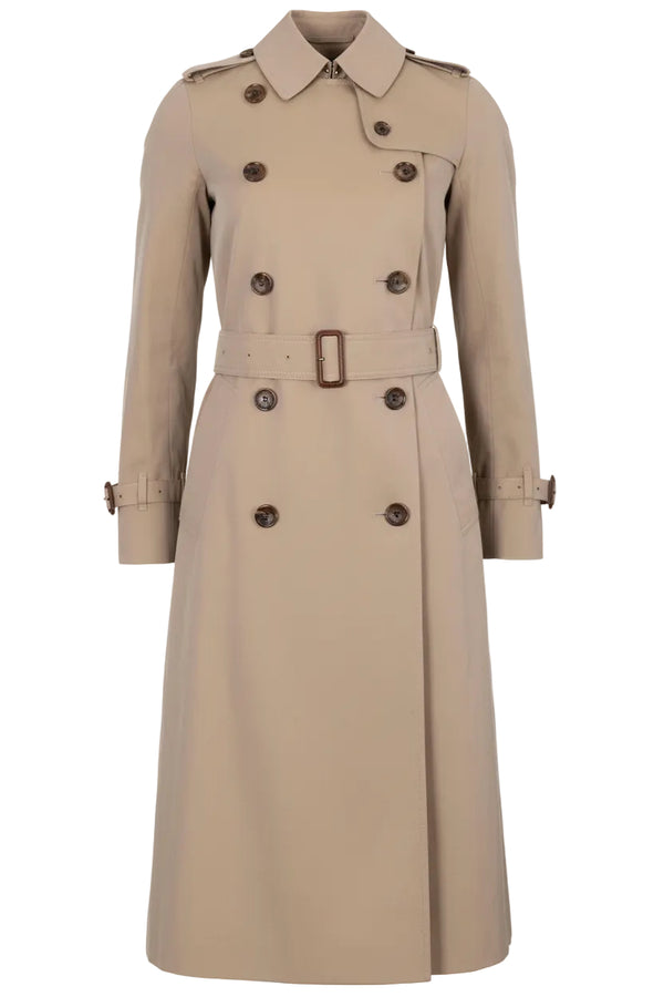 BURBERRY Trench-coat ceinturé beige