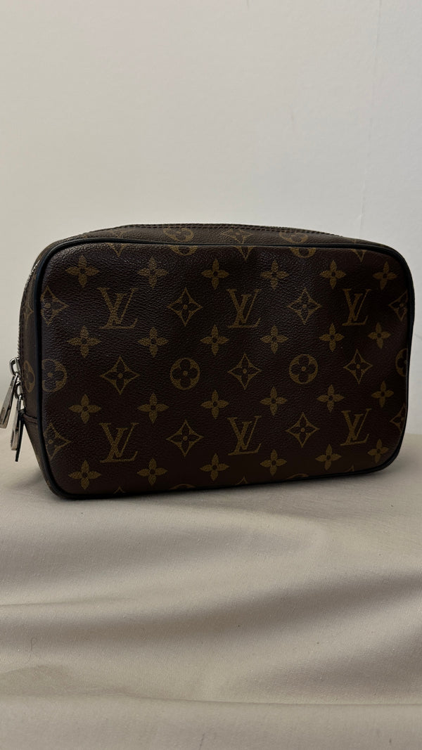 LOUIS VUITTON Toiletry Zip Pouch MNG Canvas