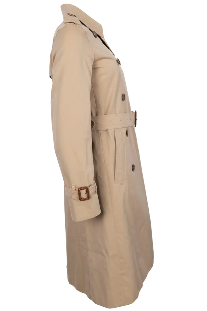 BURBERRY Trench-coat ceinturé beige