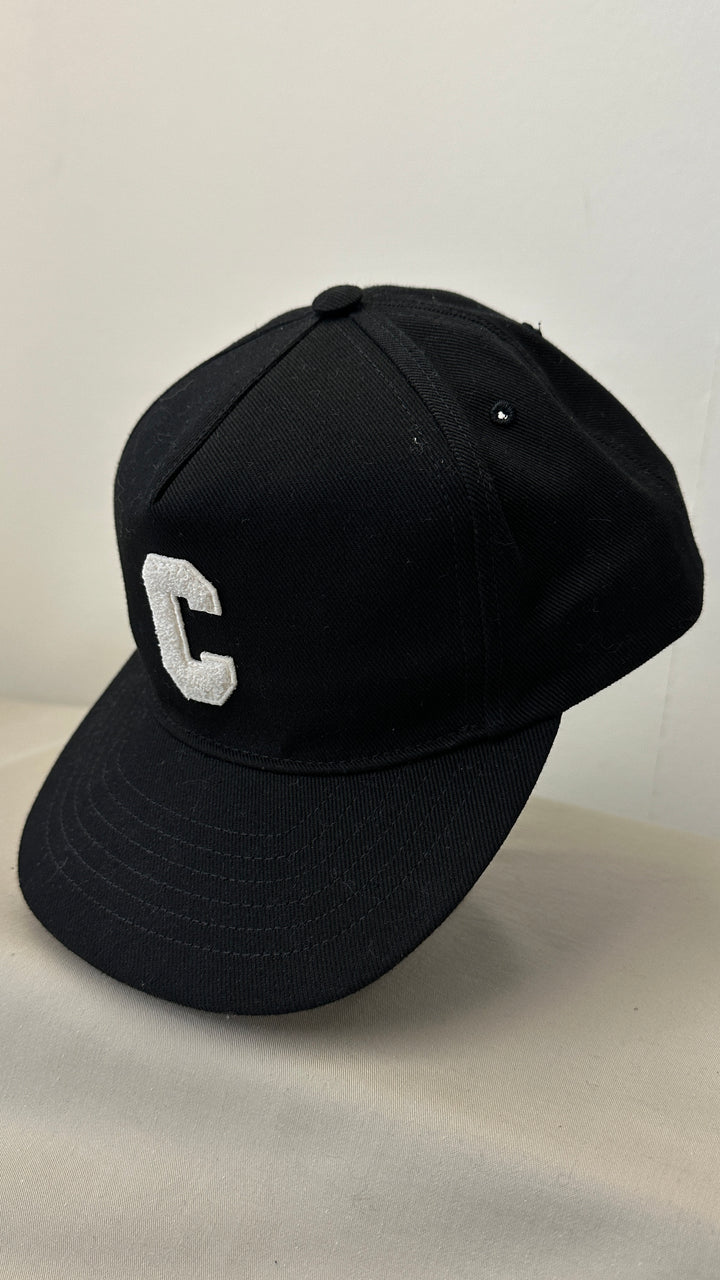 CELINE C Logo Baseball Cap Black