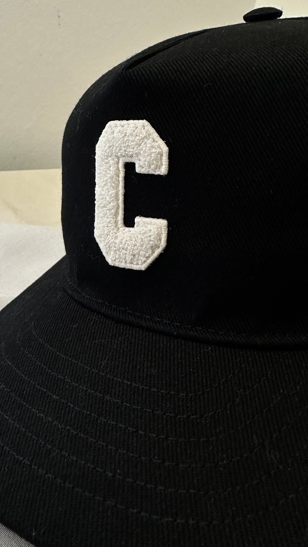 CELINE C Logo Baseball Cap Black