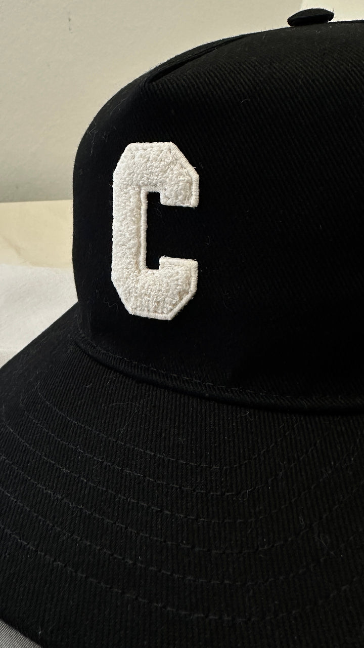 CELINE C Logo Baseball Cap Black