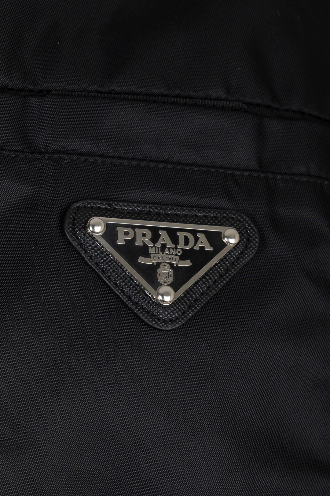 PRADA 2023 Cropped Re-Nylon Jacket Black