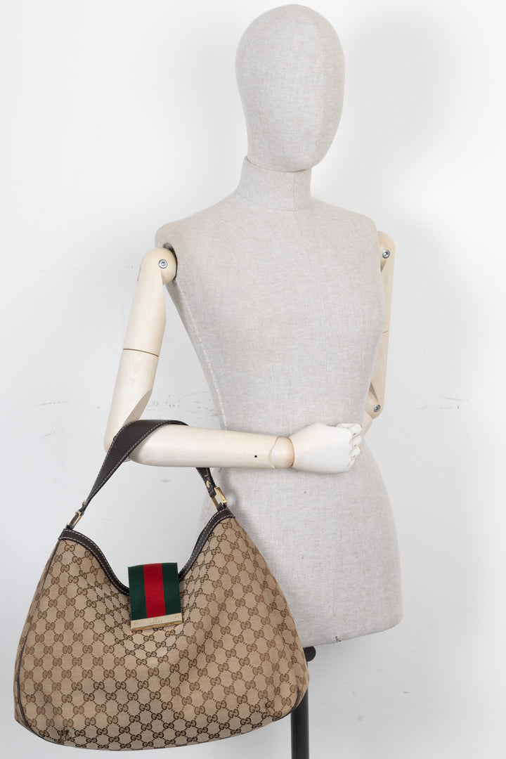 GUCCI GG New Ladies Bag Large Brown