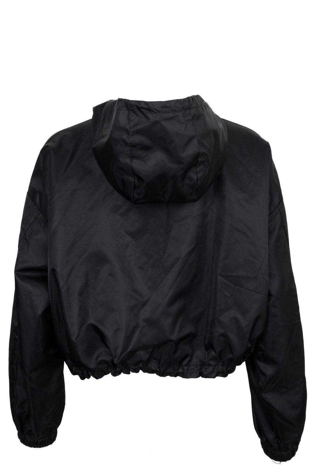 PRADA 2023 Cropped Re-Nylon Jacket Black