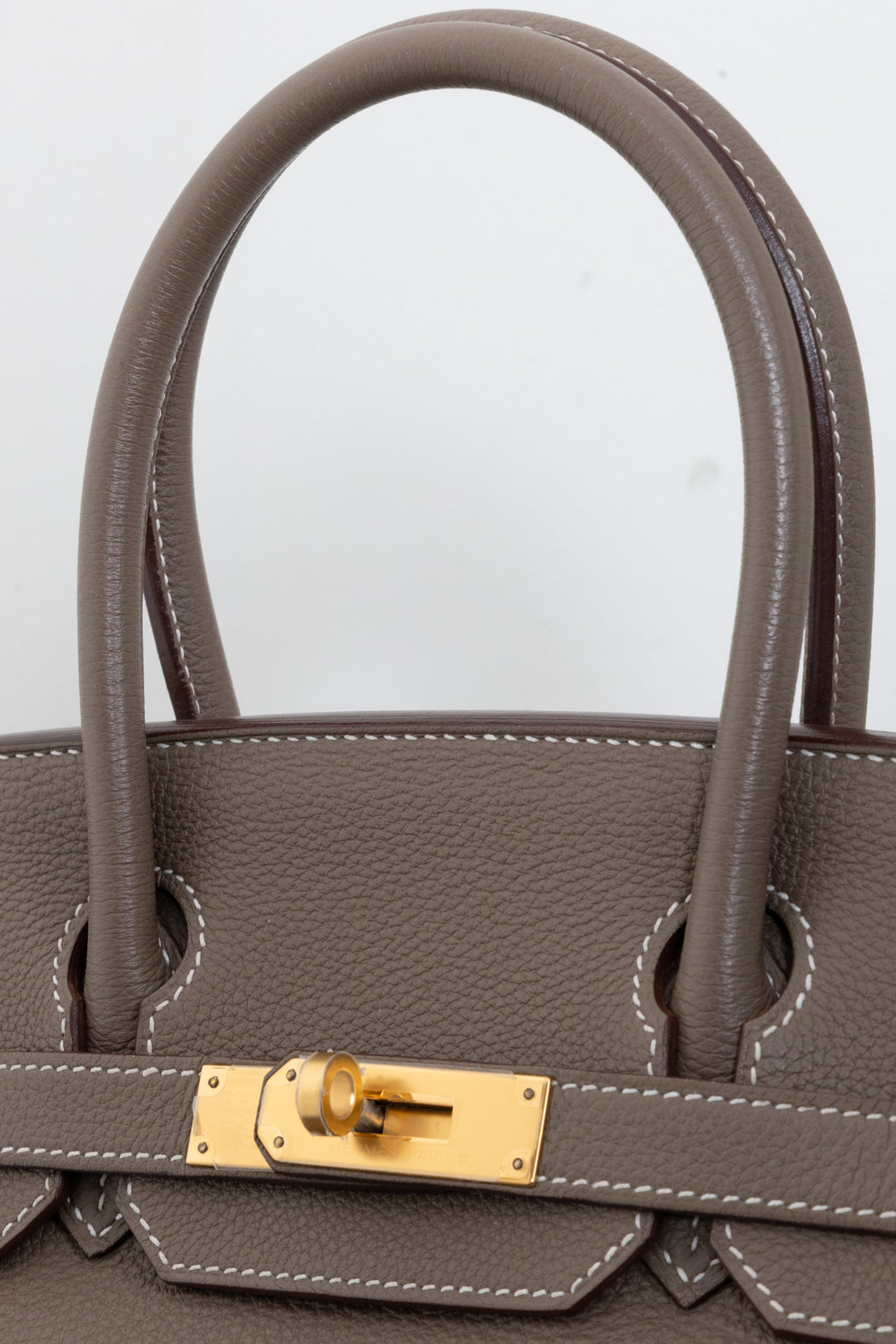HERMÈS Birkin 30 Retourne Togo Etoupe