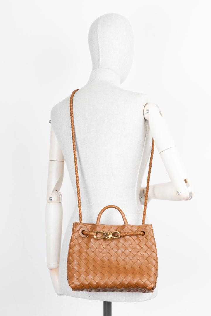 BOTTEGA VENETA Small Andiamo Bag Camel