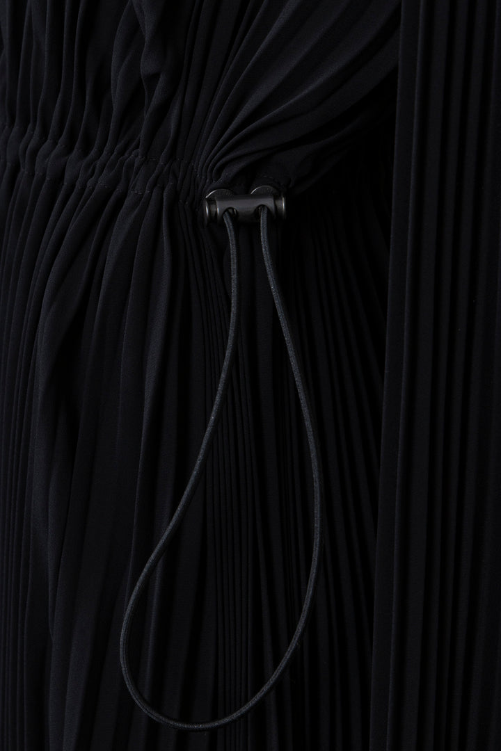 BALENCIAGA Plissee Dress Black