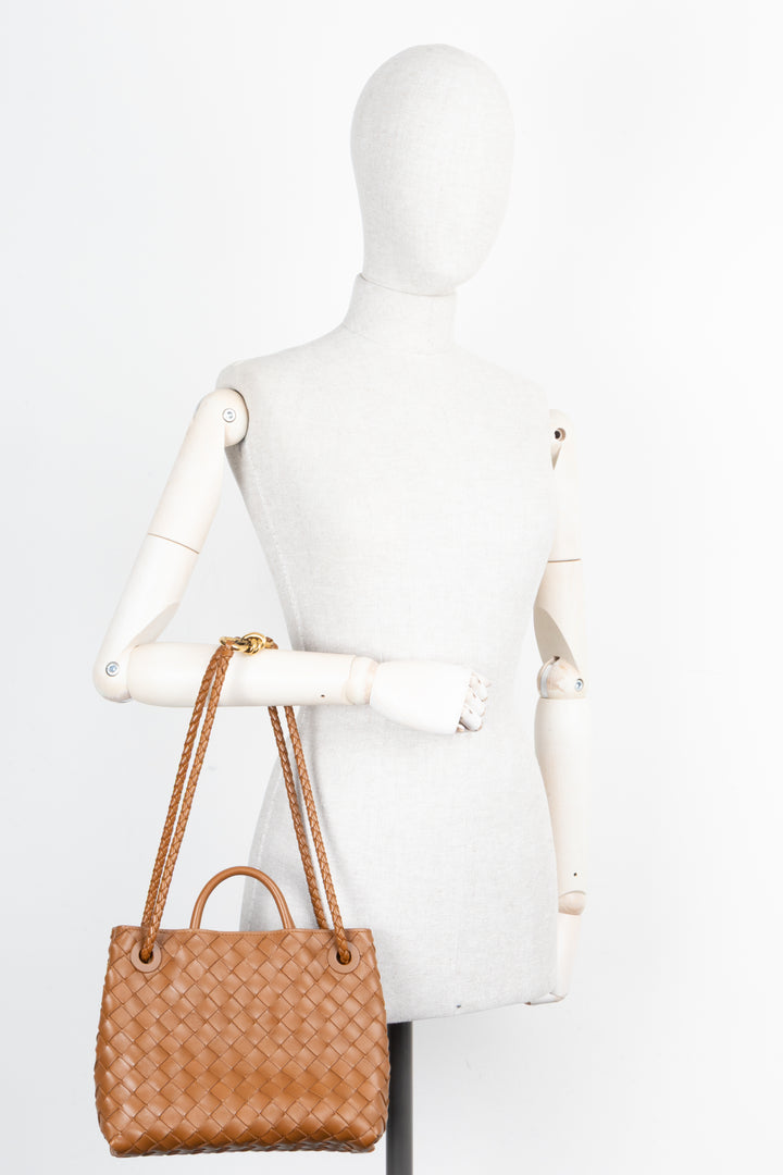 BOTTEGA VENETA Small Andiamo Bag Camel