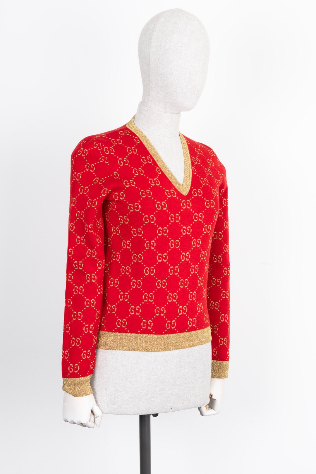 GUCCI Knit Logo Red