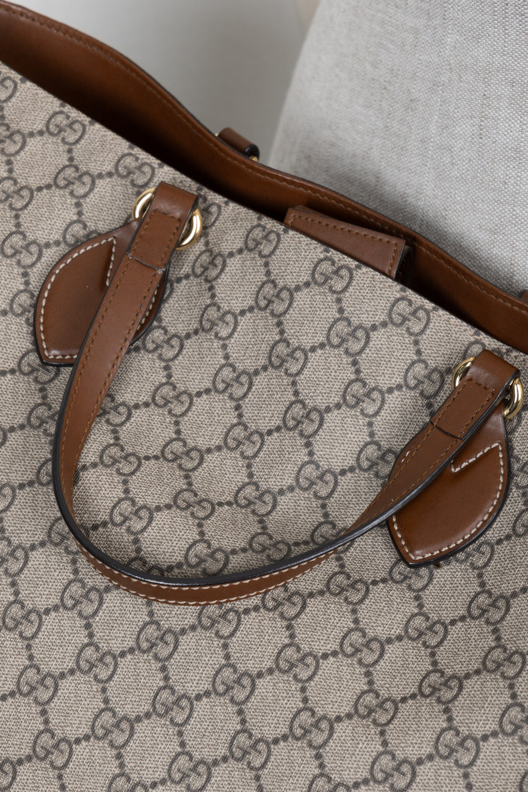 GUCCI Tote Bag Supreme Canvas