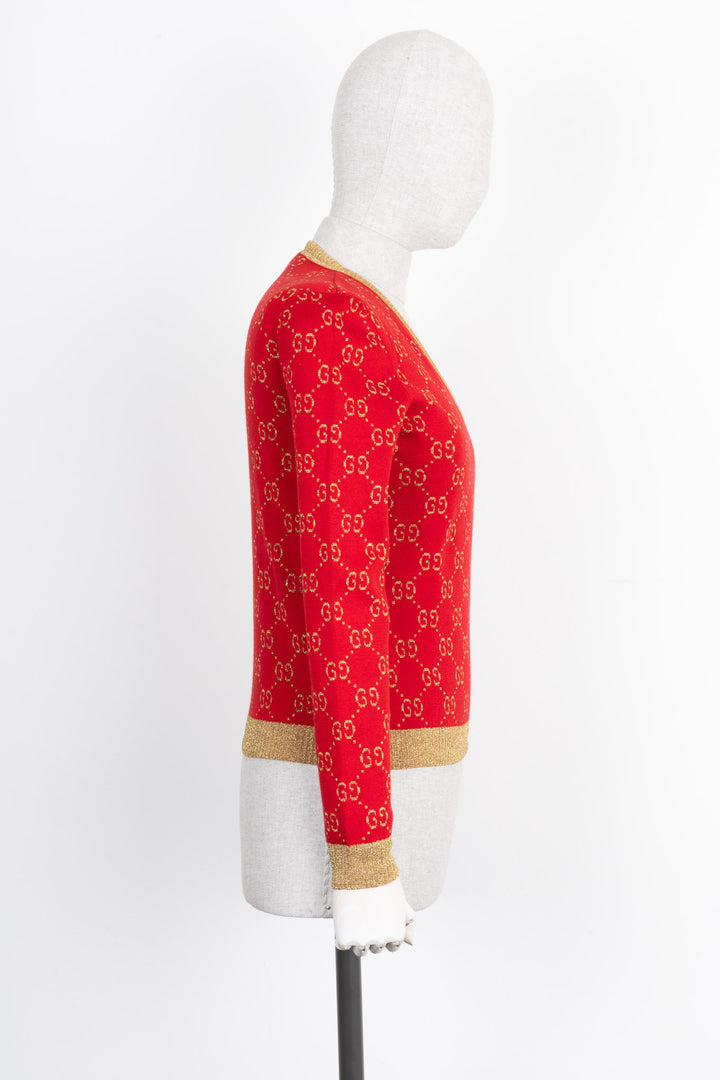 GUCCI Knit Logo Red